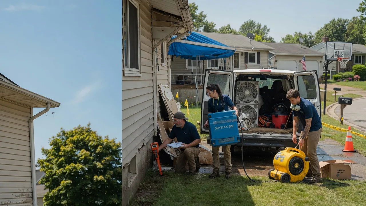 Ceiling Leak Cleanup in Magnetic Springs, OH near me