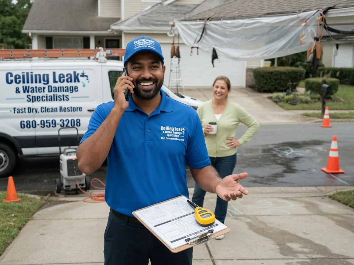 Ceiling Leak Cleanup Magnetic Springs, OH FAQs